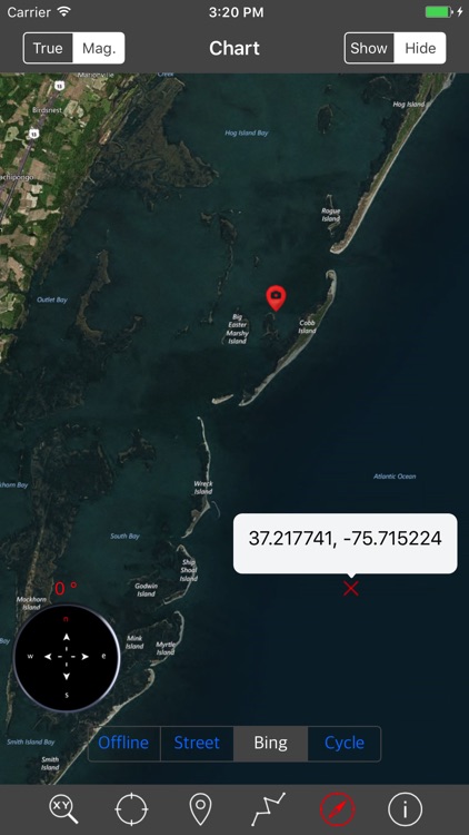 CHESAPEAKE & DELAWARE BAYS - RASTER NAUTICAL CHART screenshot-3