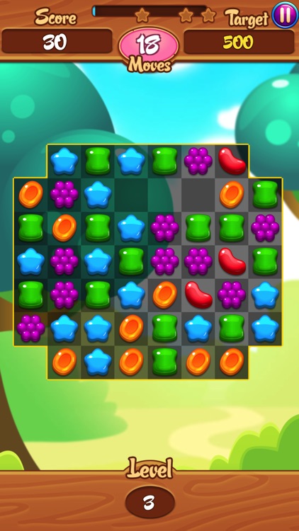 Sweet Jelly Garden Crush - Match 3 Games screenshot-4
