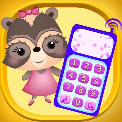 Candy Raccoon: Baby Phone Icon
