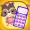 Our game for kids - “Candy Raccoon: Baby Phone” - offers an entertaining and educational pastime, suitable for children aged one and up