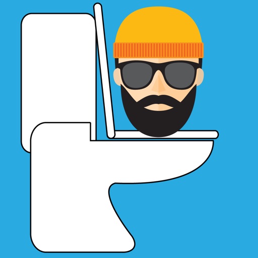 Toilet Time on Wheels-Hipster Camping icon