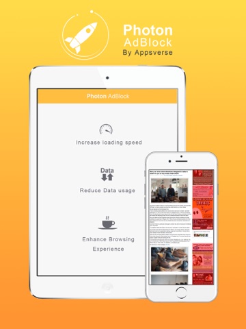 Photon Ad Blocker for Private Secret Browser App - náhled
