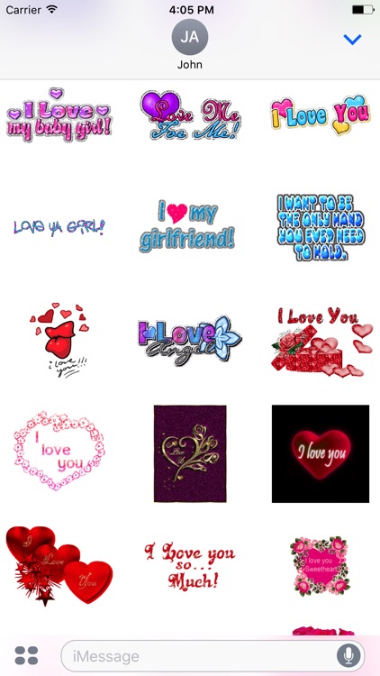 Animated Girlfriend & Boyfriend Love GIF Stickers
