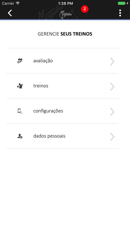 App Academia Mergulho