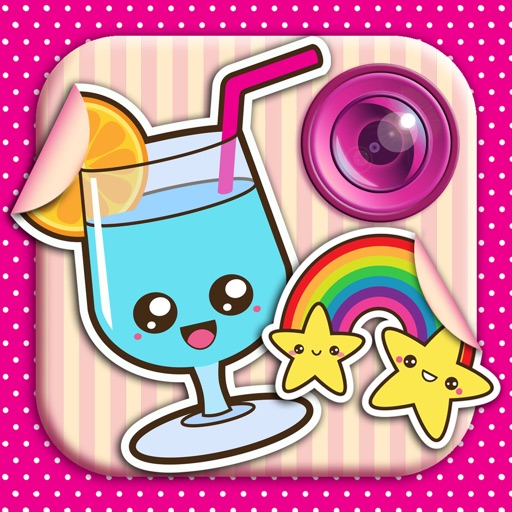 Kawaii Photo Editor Add Cute Stickers & Fun Emoji by Stojan Pesic