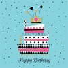 Animated Happy Birthday Card Stickers