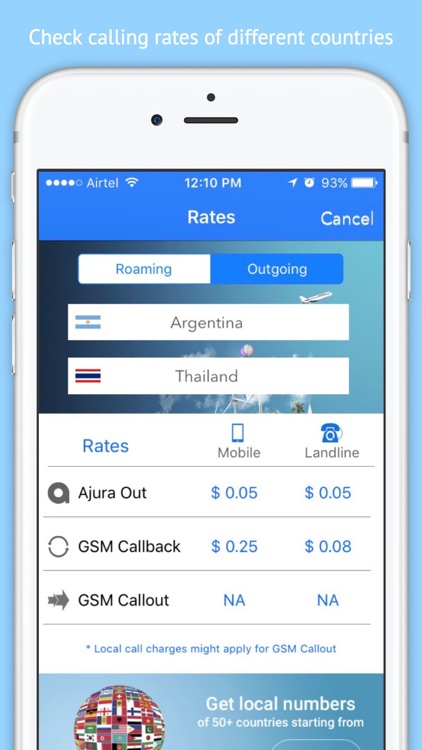 Ajura - Cheap International Calls & Roaming