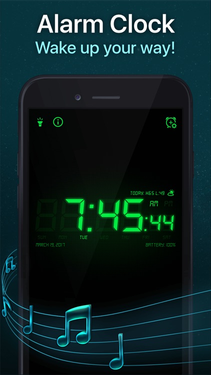 Alarm Clock HD - Digital Alarm Clock Display