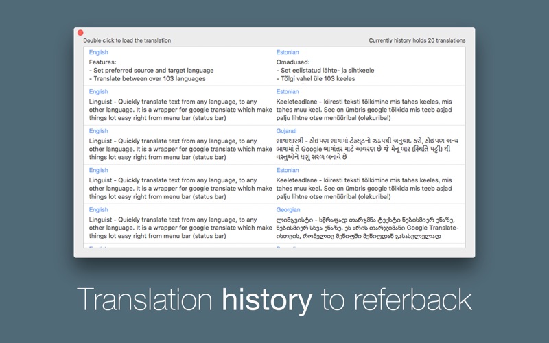 Linguist for Mac 1.2 破解版 - 语言学家语言翻译