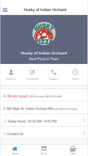 Husky Pizza of Indian Orchard MA