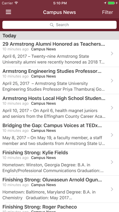 Armstrong State University screenshot 4