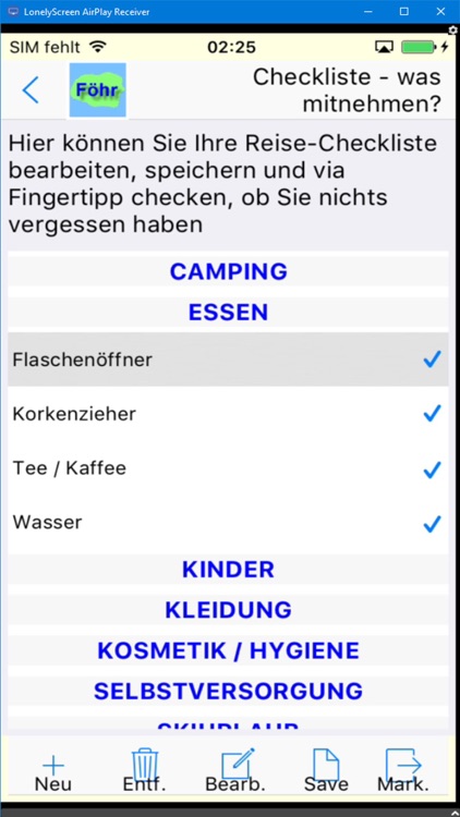 Föhr App für den Urlaub