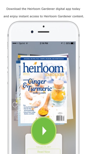 Heirloom Gardener magazine