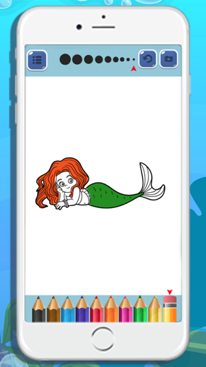 Mermaid Coloring Book for kids