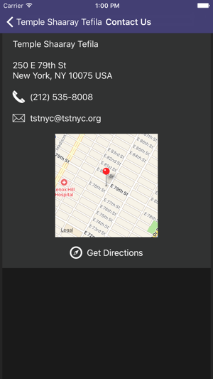 Temple Shaaray Tefila(圖5)-速報App
