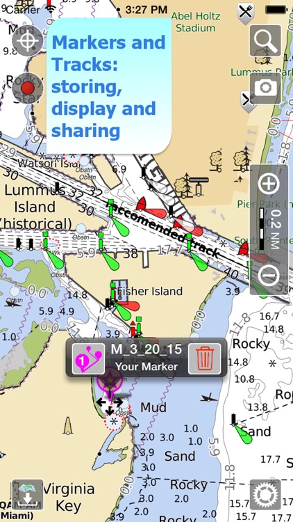 Aqua Map Oregon Washington - GPS Nautical Charts screenshot-3