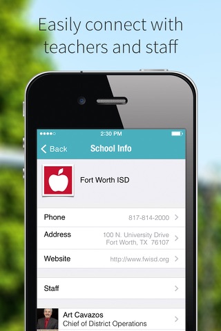 Fort Worth ISD screenshot 2