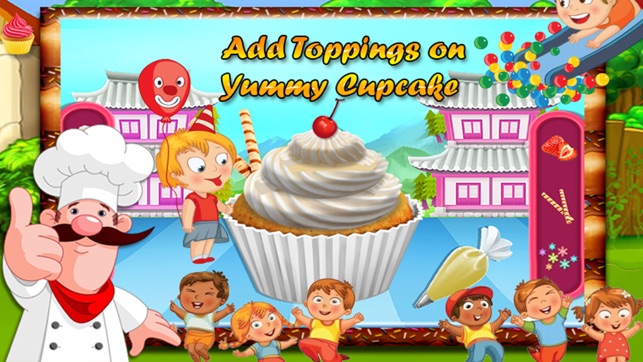 Kids Cup Cake Maker(圖5)-速報App