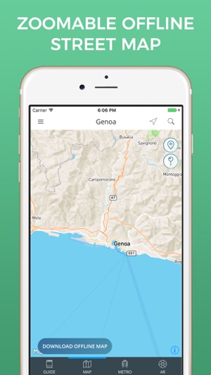 Genoa Travel Guide with Offline Street Map(圖3)-速報App