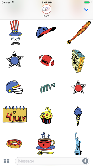 Happy 4th of July Stickers for Day celebration!(圖3)-速報App