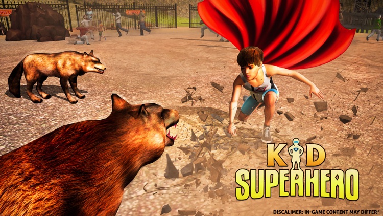 Superhero Kid Animal Rescue – Hero of Justice