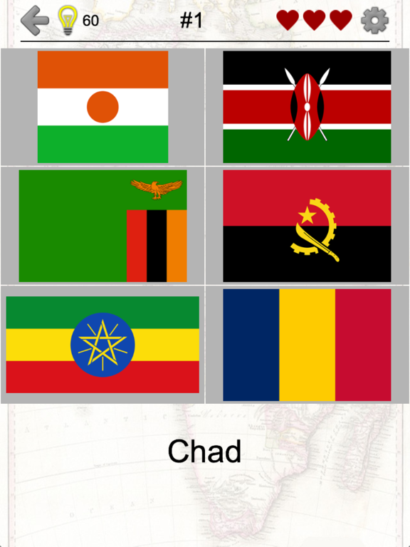 African Countries - Flags and Map of Africa Quiz Screenshots