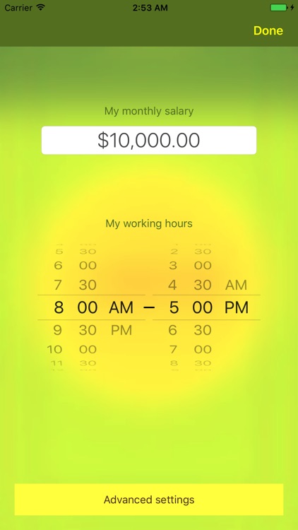 Daily Salary – Wage Counter