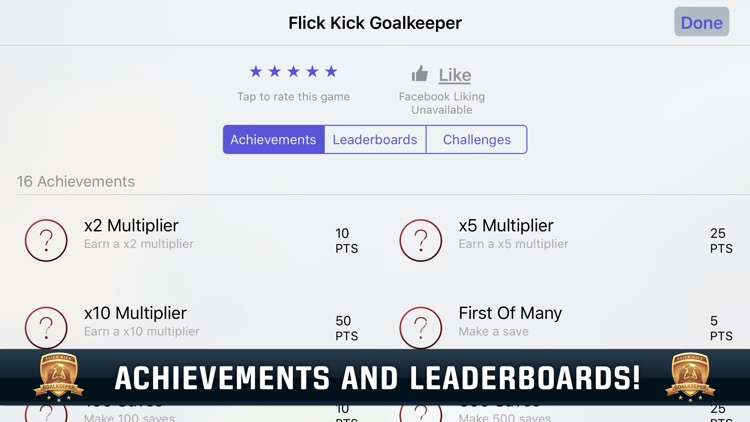 Flick Kick Goalkeeper