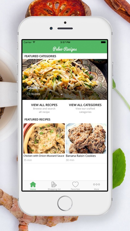 Caveman Feast Paleo Recipes | Shopping List