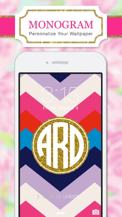 Stencil - Monogram Wallpaper Backgrounds Fashion Skins Themes by Yellow  Lab, Inc.