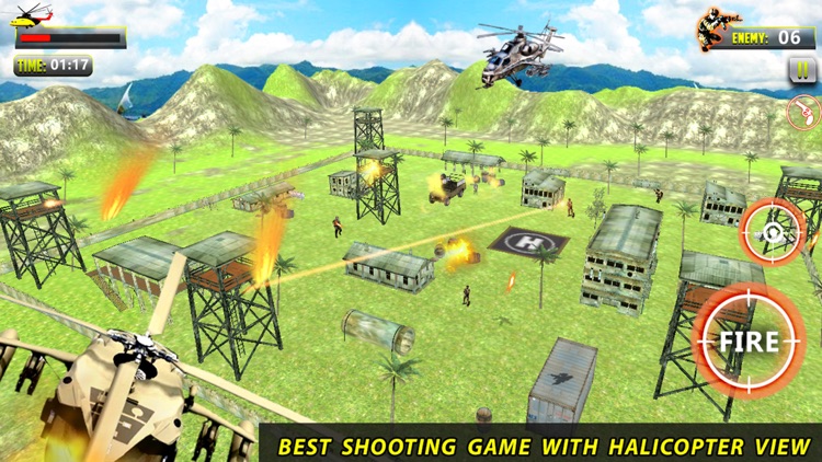 Helicopter Shooter : Warship Battle Attact 3D screenshot-3