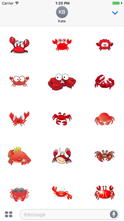 CrabMoji - Crab Stickers And Emoji Pack