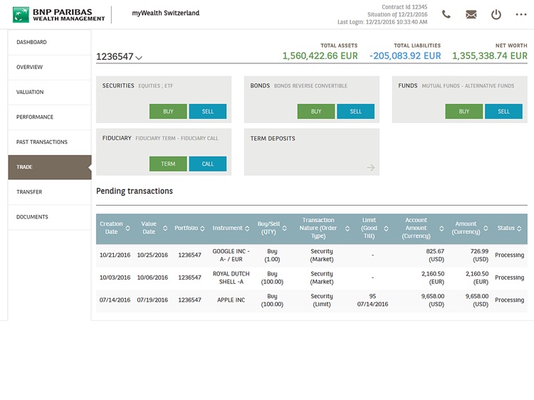 myWealth Switzerland screenshot-3