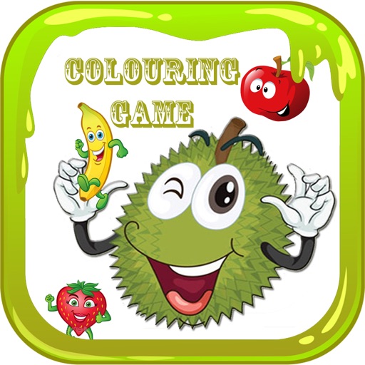 Mix Delicious Fruit Salad Durian Colouring Books