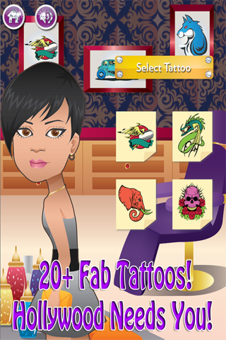 Celebrity Tattoo Fab Ink Artist screenshot 2