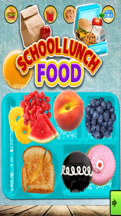 School Lunch Food - School Food & Snack Maker Game