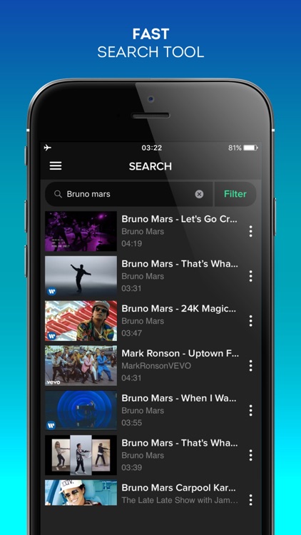 iMusic - Ulimited Music Video Player & Streamer