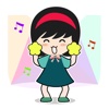 Lili - Cute Girl, Thinking Emoji for iMessage