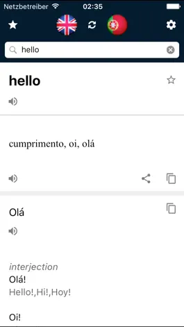 Game screenshot Portuguese English Dictionary mod apk