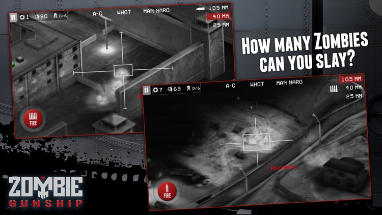 Zombie Gunship: Gun Down Zombies screenshot-4