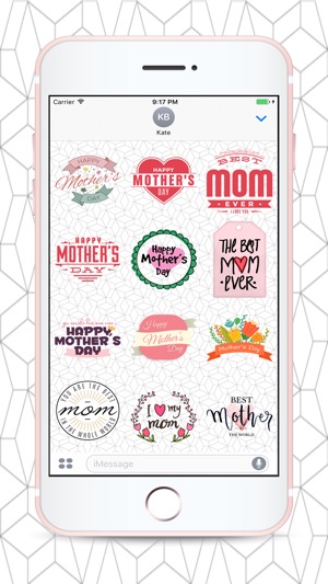 Cute Mother's Day Stickers for Messaging(圖2)-速報App