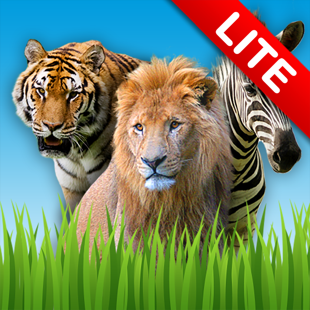 Zoo Sounds Lite - A Fun Animal Sound Game for Kids App Icon