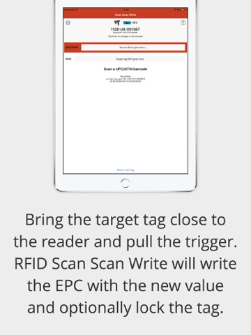 RFID Scan Scan Write screenshot 3