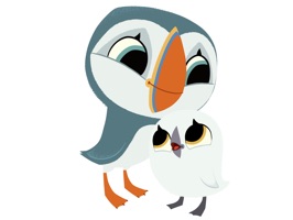 Add a splash of Puffin Rock fun into your messages, with loads of gorgeous animated stickers featuring everyone’s favourite pufflings, Oona and Baba, along with Mossy, May, Silky and all their friends