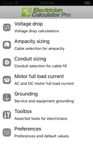 Electrician Calculator Pro(圖1)-速報App