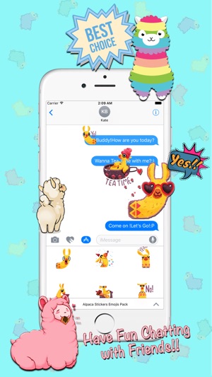 Alpaca Stickers Emojis Pack(圖3)-速報App