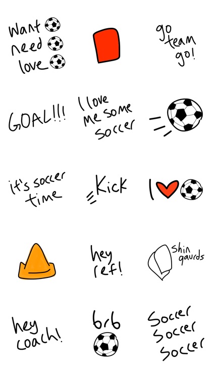 Soccer pic emoji & keyboard stickers for iMessage