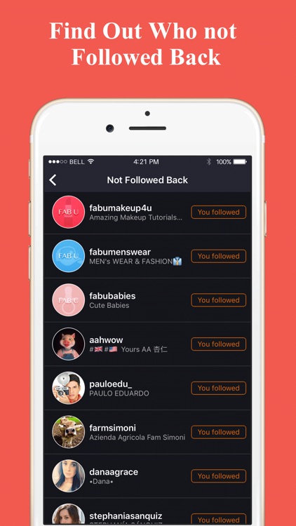Secrets Spy: Followers Analytics for Social Likes