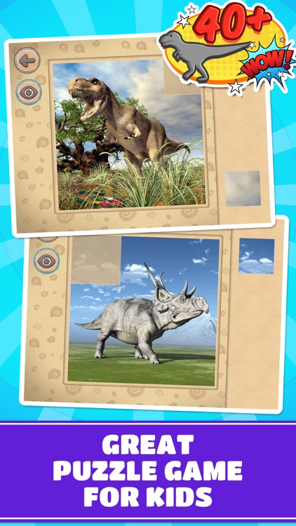 Dinosaurs Prehistoric Animals - Puzzle Game