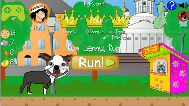 Lennu Run: Cute Dog Running Game(圖1)-速報App